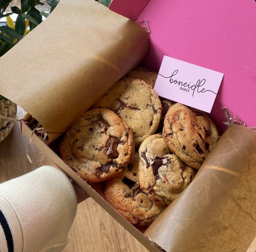 Double chocolate chip cookies